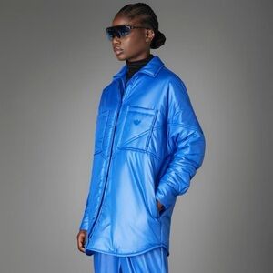 Vintage retro special edition adidas oversized light puffer jacket  $300